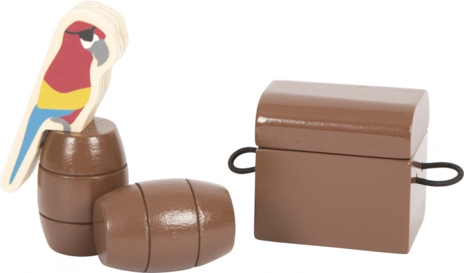 Navire pirate en bois pour enfants