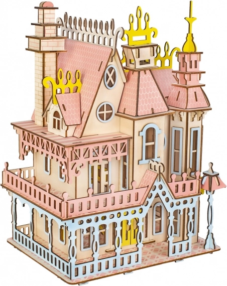 Puzzle 3D en bois Woodcraft – villa grandiose