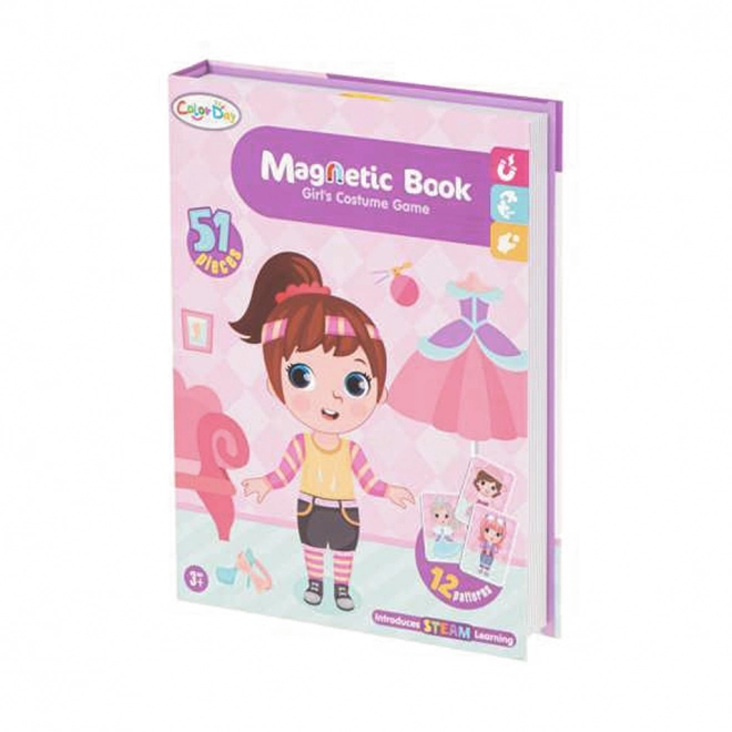 Livre magnétique - vêtements pour poupée 51 pcs