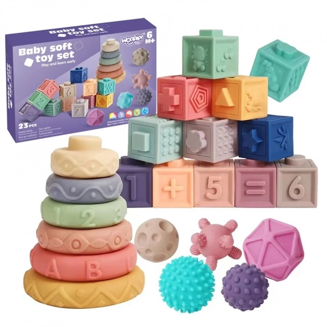 Woopie cubes sensorielles pour enfants avec comptage