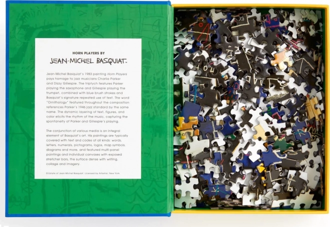 Puzzle Basquiat : joueurs au cor de chasse 500 pièces
