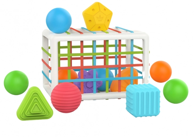 Cube flexible Ball Sorter Figurines pour enfants
