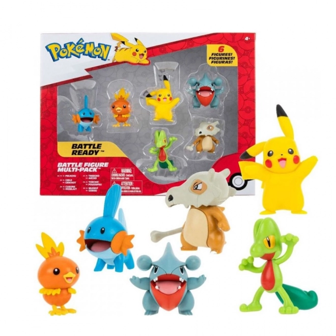 Set de Pokemon - 6 figurines