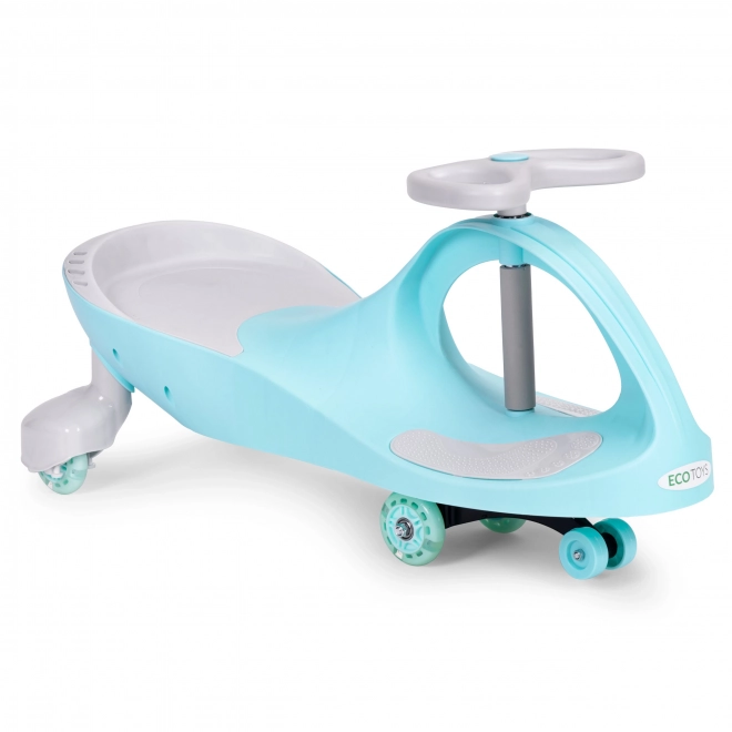 Voiture pour enfants avec roues lumineuses bleue Ecotoys