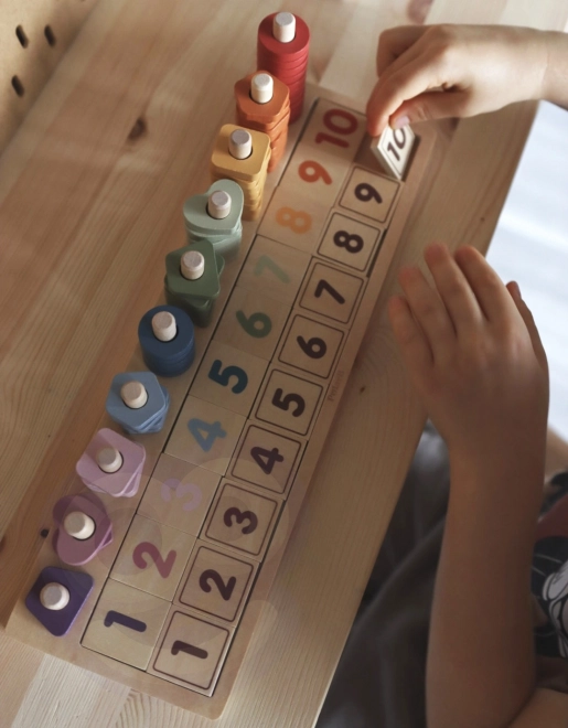 Compteur en bois et jouet de tri Montessori de PolarB