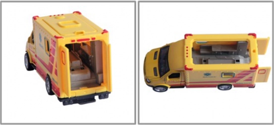 Ambulance Jouet Métal/Plastique
