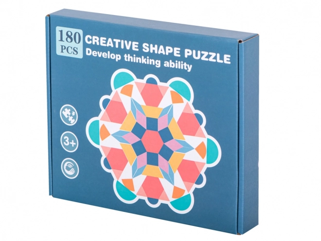 Puzzle en bois - formes géométriques