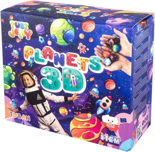 Kit créatif 3D Tubi Jelly Planètes