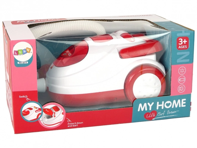Aspirateur rouge Appareils ménagers pour enfants Billes en polystyrène