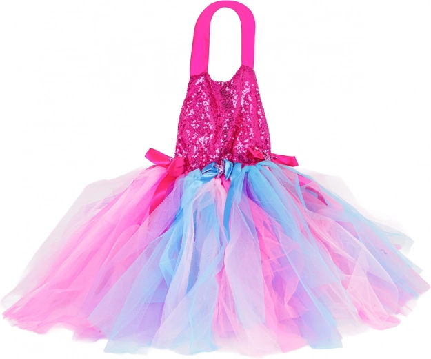 Robe arc‑en‑ciel avec jupe tutu vaporeuse