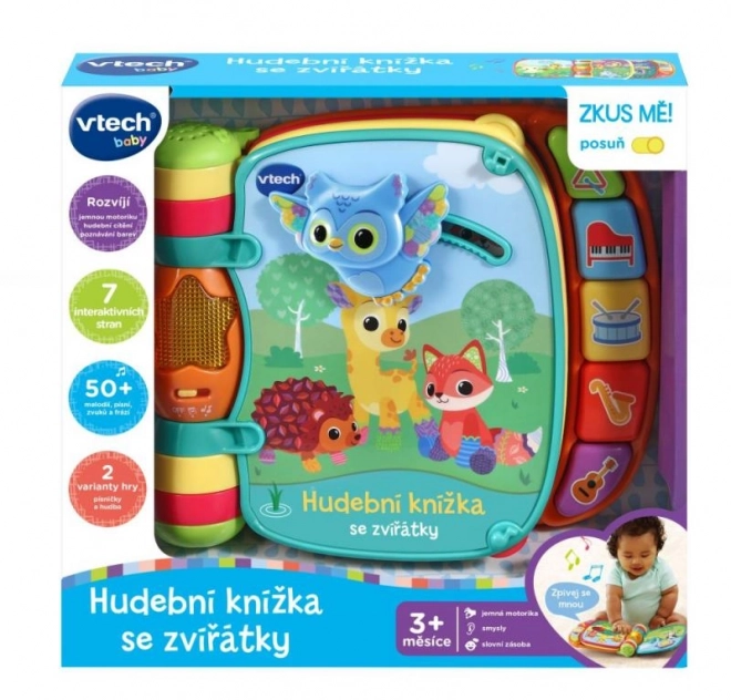 Vtech Livre musical avec animaux CZ