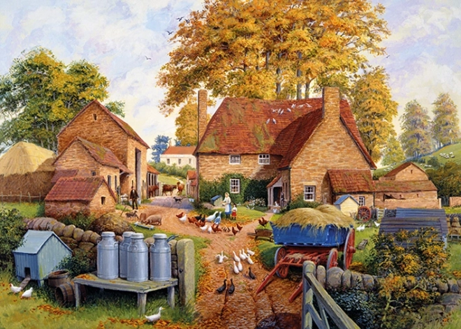 Puzzle Automne à la ferme 1000 pièces