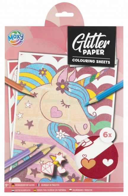 Livres à colorier brillants taille A4