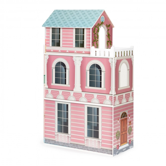 Grande maison de poupées avec mobilier ECOTOYS