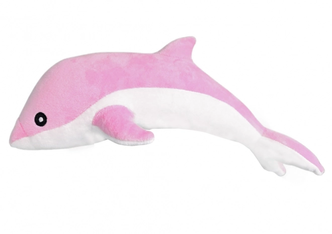 Mascotte en peluche dauphin rose 70 cm