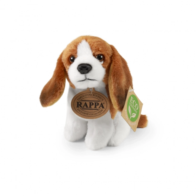 Chien en peluche assis mix 12 cm ÉCOLOGIQUE