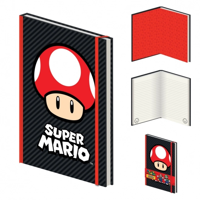 Super Mario bloc A5 premium Champignon