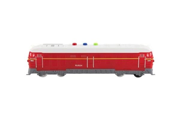 Locomotive en plastique avec effets lumineux et sonores