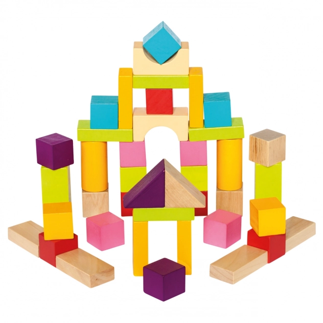 Bino Cubes dans le seau 50 pcs nouvelles couleurs