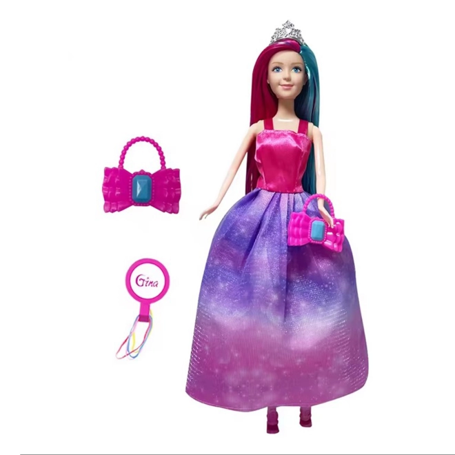 WOOPIE Ensemble de 4 Princesses Magiques - Coffret de Poupées 4 en 1 avec Accessoires