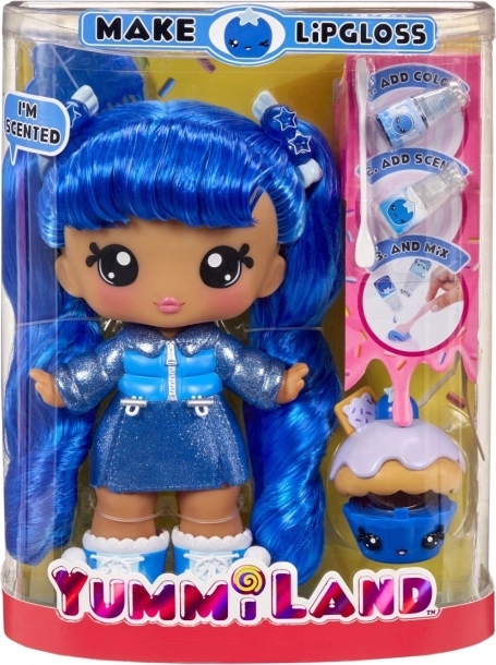 Poupée Yummiland Large avec animal de compagnie Lipgloss – Rory Blueberry
