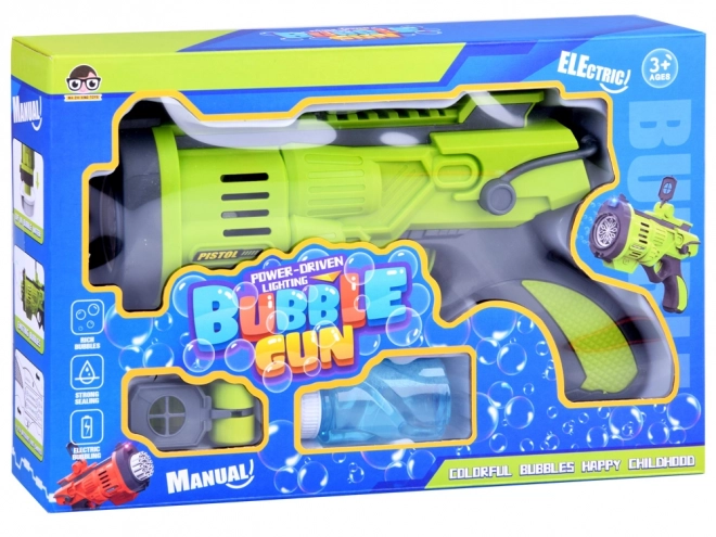 Pistolet à bulles de savon arc-en-ciel ZA4962