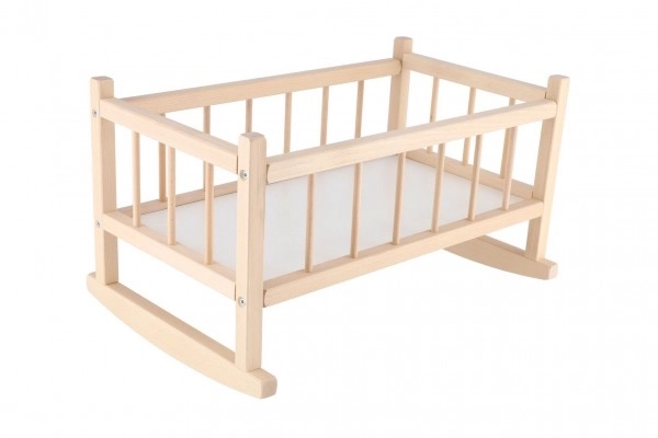 Berceau en bois pour poupées