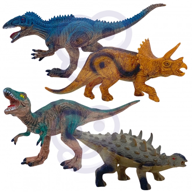 Ensemble de dinosaures XL avec base