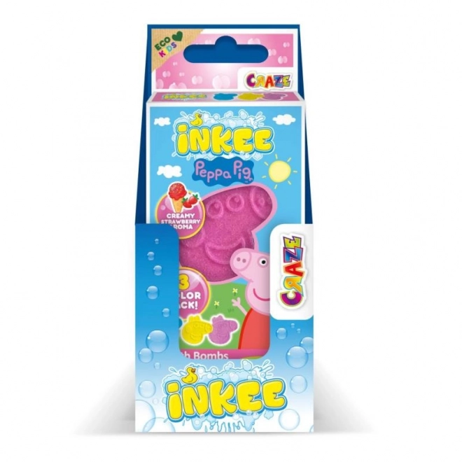 INKEE - Mini pack bombe effervescente - Peppa Pig