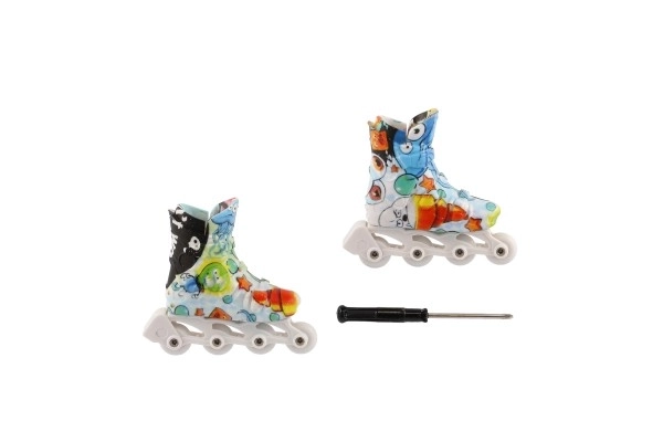 Patins à doigts avec tournevis