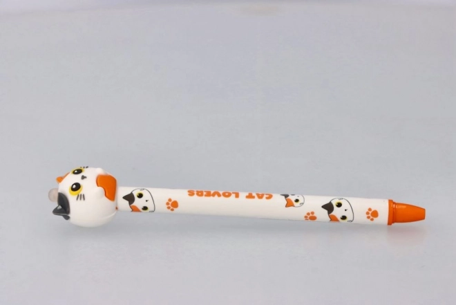 Stylo effaçable avec motif chat 3D 0,5 mm