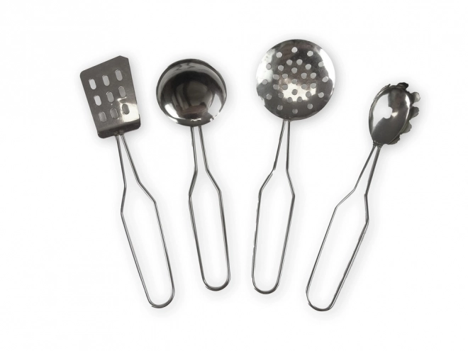 Ensemble d'ustensiles de cuisine en acier inoxydable pour enfants