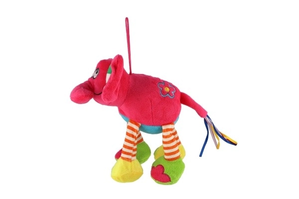 Éléphant en peluche coloré