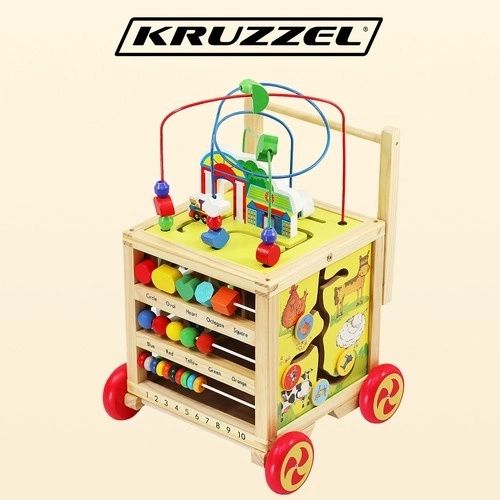 Chariot en bois pour enfants - 6 en 1