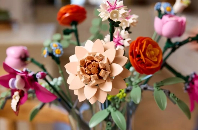 Lego Botanicals magnifique bouquet de fleurs roses