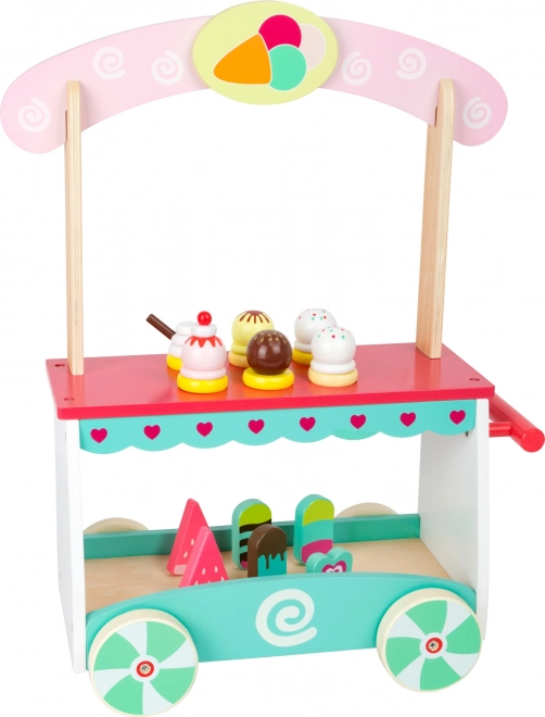Petit stand de glaces Foot