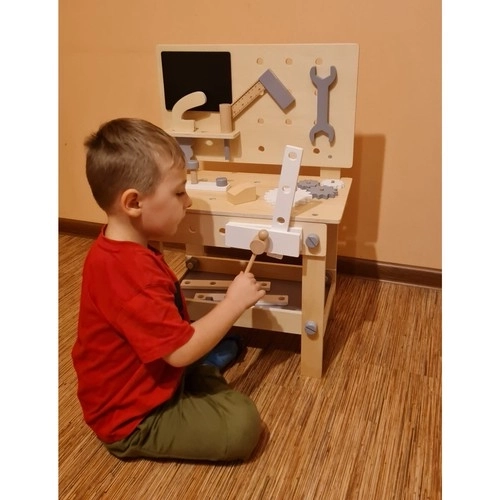 Kruzzel 24820 Atelier en bois pour enfants avec outils