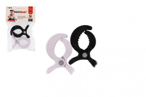 Clips multifonctions pour poussette 2 pièces