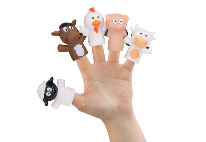 Animaux à doigts 5 cm 5 pcs