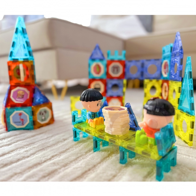 Woopie kit de construction magnétique château 98 pcs