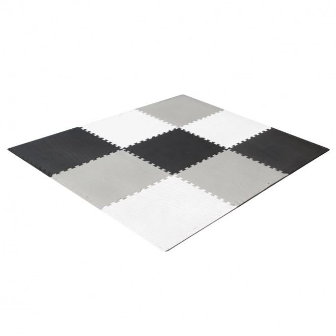 KIK Puzzle en mousse Nuances de gris avec bords III. (58x58)