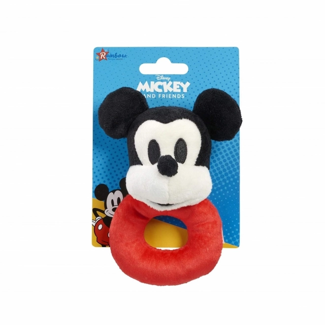 Hochet en peluche Rainbow Mickey Mouse