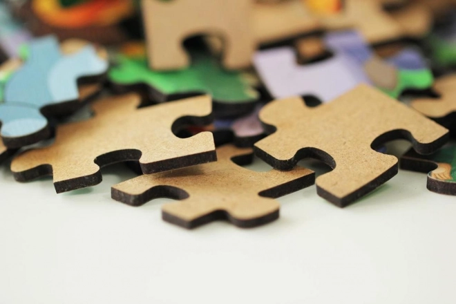Puzzle en bois pingouins mignons 25 pièces