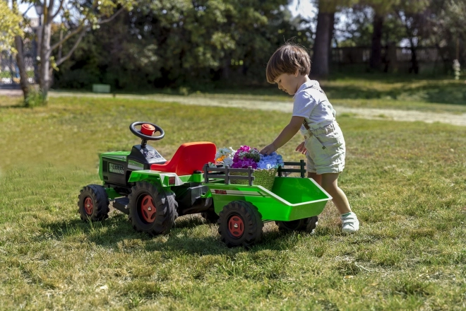 Tracteur électrique pour enfants avec remorque 6V
