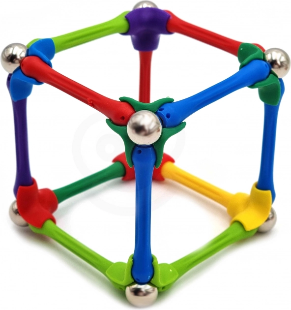 Blocs de construction magnétiques Woopie Puzzle créatif 180 pcs