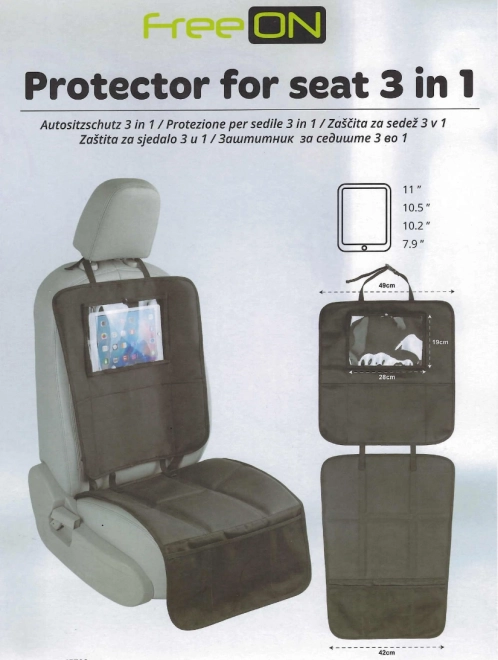 Protection de siège FreeON 3en1