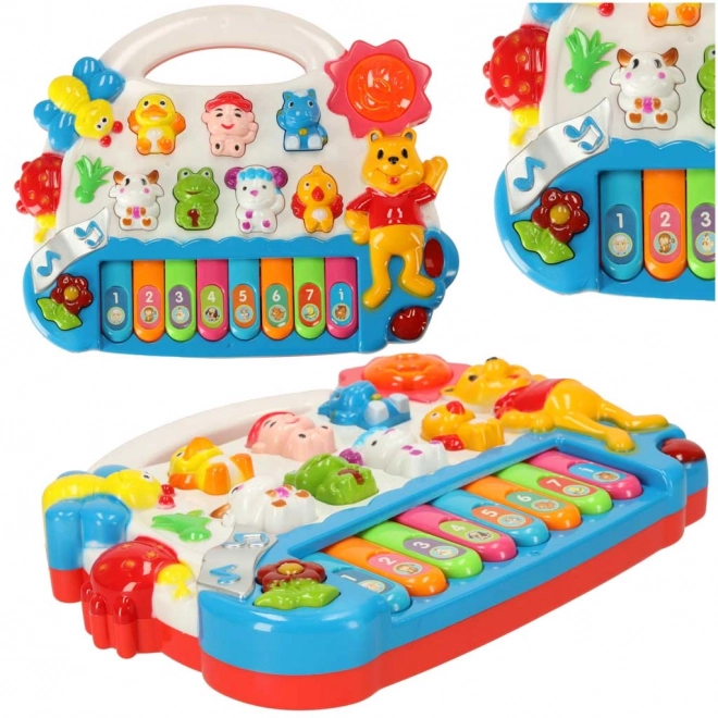 Piano éducatif pour enfants avec sons d'animaux