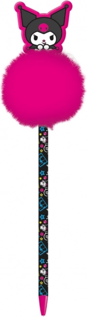 Stylo Kuromi avec pompon