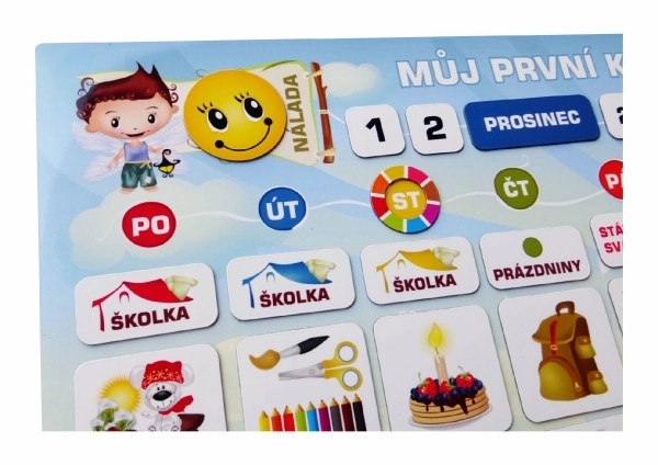 Calendrier magnétique - Crèche 114 aimants