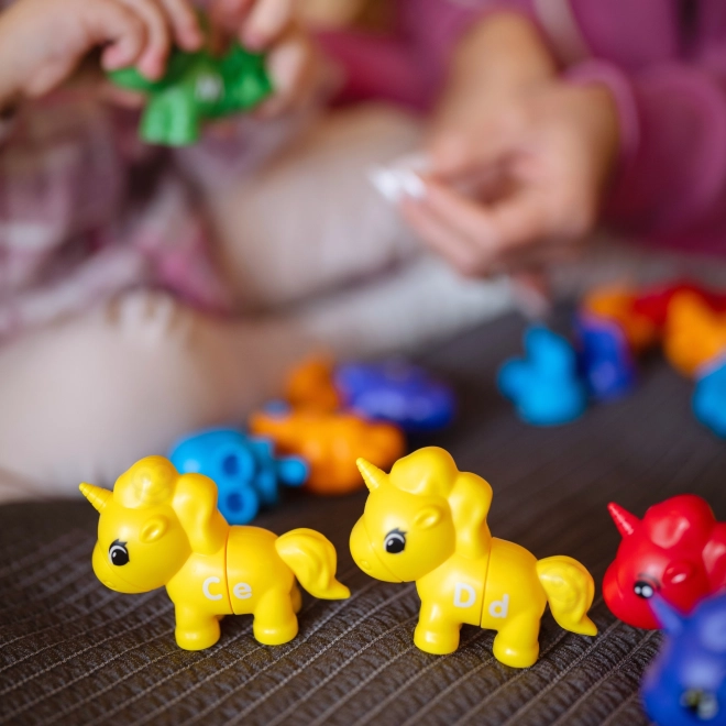 Woopie Montessori licornes - ensemble éducatif Corresponds aux lettres